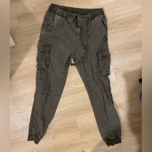 Army green cargo pants